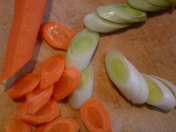 Porree-Hühnchen-Suppe - Rezept - Bild Nr. 6