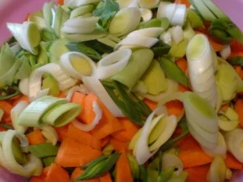 Porree-Hühnchen-Suppe - Rezept - Bild Nr. 8