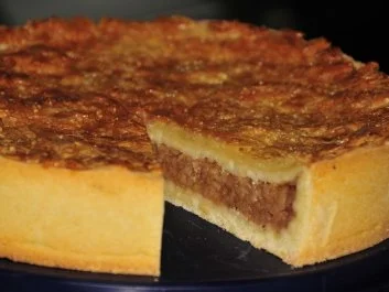 Rezept: Apfelkuchen mit Bienenstichbelag Bild Nr. 6 Apfelkuchen mit Bienenstichbelag - Rezept - Bild Nr. 6