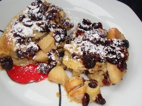 Cranberry Apfel Auflauf - Rezept