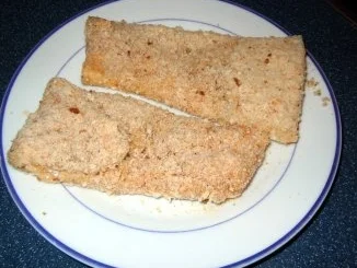 Paniertes Kabeljaufilet mit Honig-Senf-Dill-Dip - Rezept - Bild Nr. 5