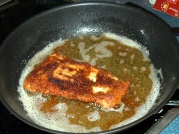 Paniertes Kabeljaufilet mit Honig-Senf-Dill-Dip - Rezept - Bild Nr. 6