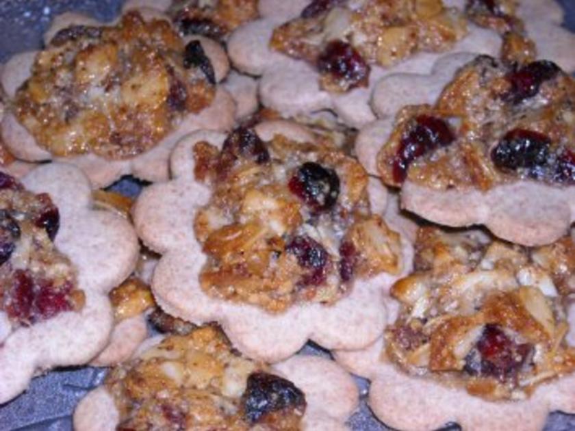 Weihnachten Dinkelplätzchen Florentiner Art - einfach - von flower-child