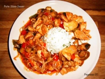 Pute Süss-Sauer - Rezept - Bild Nr. 3