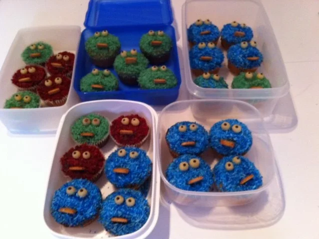 Krümmelmonster Muffins - Rezept - Bild Nr. 6