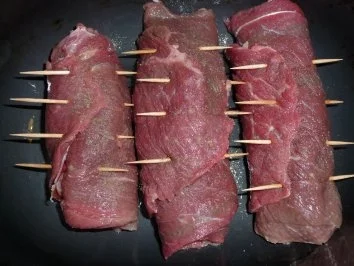 Rezept: Rinderrouladen mal Anders ..... Bild Nr. 5 Rinderrouladen mal Anders ..... - Rezept - Bild Nr. 5