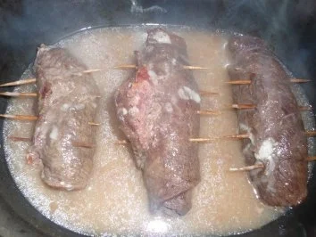 Rezept: Rinderrouladen mal Anders ..... Bild Nr. 3 Rinderrouladen mal Anders ..... - Rezept - Bild Nr. 3
