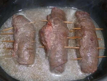 Rezept: Rinderrouladen mal Anders ..... Bild Nr. 4 Rinderrouladen mal Anders ..... - Rezept - Bild Nr. 4