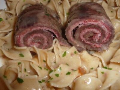 Rezept: Rinderrouladen mal Anders ..... Rinderrouladen mal Anders ..... - Rezept