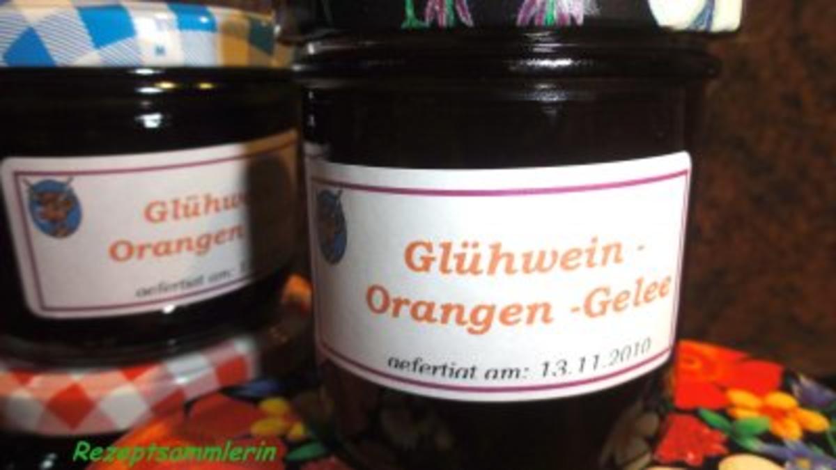 Bilder für M+G: GLÜHWEIN-ORANGEN-GELEE - Rezept