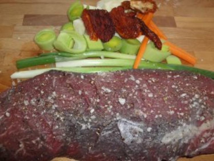Schaufelbraten nach Burgunder Art - einfach - 58 kcal/100g