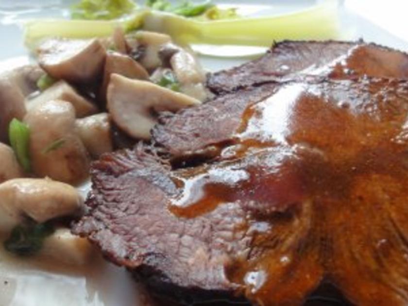 Schaufelbraten nach Burgunder Art - einfach - 58 kcal/100g