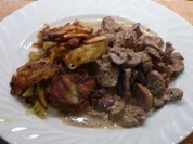 flambierte Kalbsnierchen - Rezept