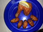 Geflügel:Panierte Hühnerschenkel - Rezept