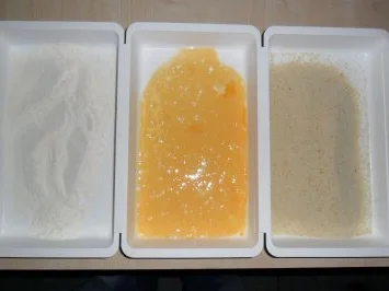 Rezept: Geflügel:Panierte Hühnerschenkel Bild Nr. 3 Geflügel:Panierte Hühnerschenkel - Rezept - Bild Nr. 3