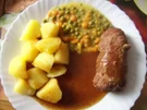 Schweinerouladen mit Hackfüllung - Rezept