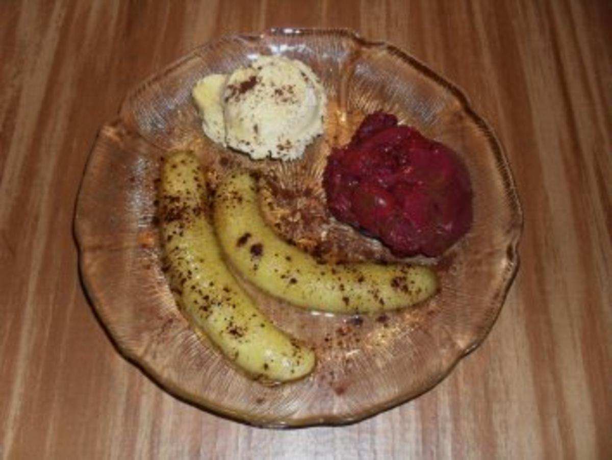 Bilder für Honigbanane mit Bananen und Butter - Rezept