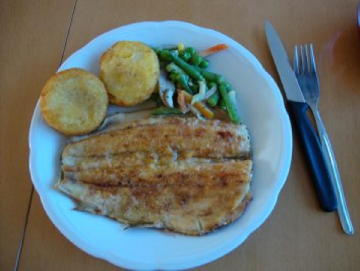 Forellenfilet mit Röstgemüse und Rösttinchen - Rezept - kochbar.de