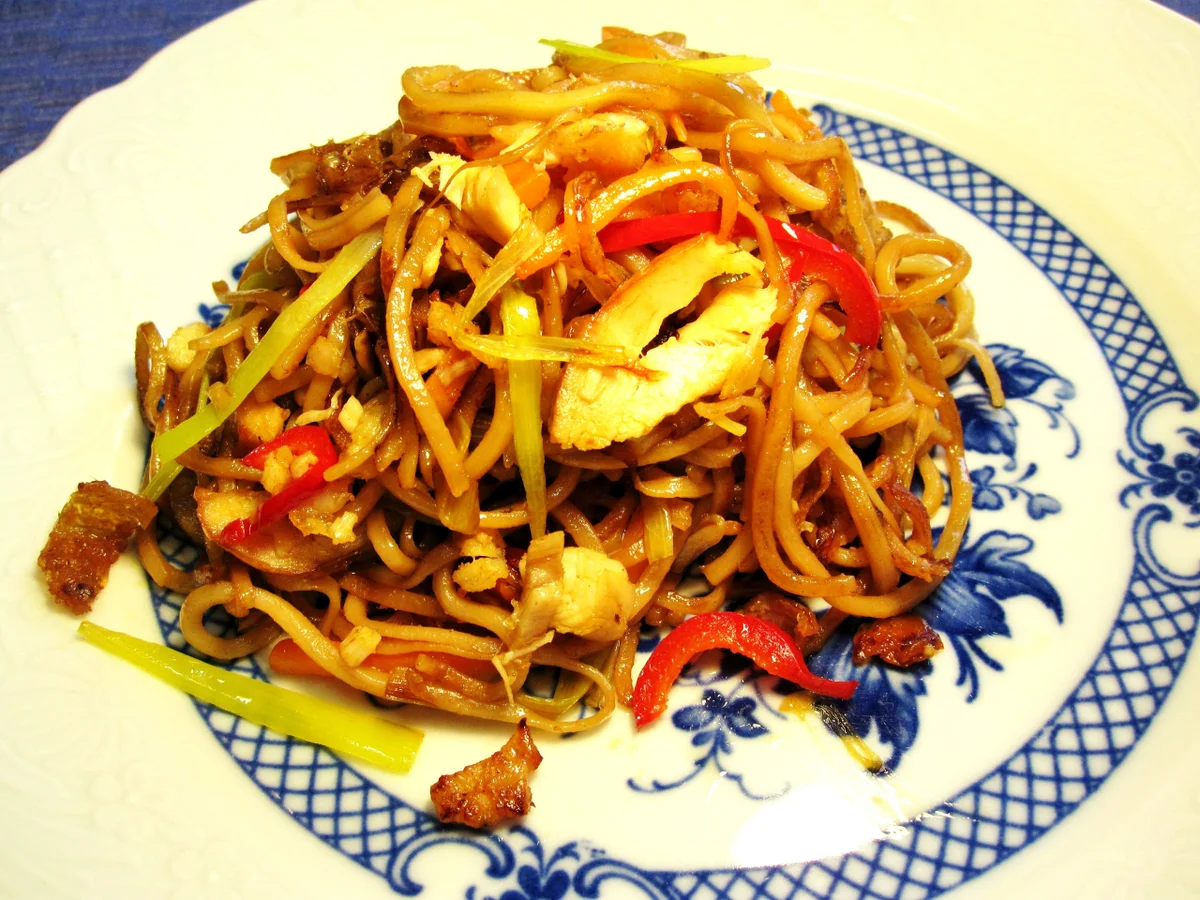 Rezept: Gebratene Nudeln aus dem Wok ... Bild Nr. 7764 Gebratene Nudeln aus dem Wok ... - Rezept - Bild Nr. 7764