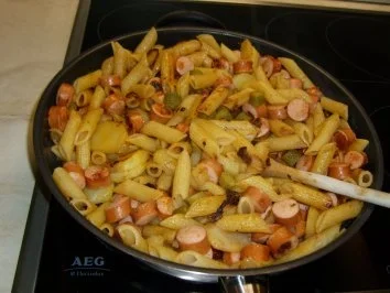 Nudel-Kartoffel-Pfanne mit Bild - Rezept - Bild Nr. 6