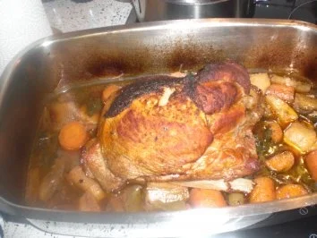 Rezept: Gefüllte dicke Rippe mit Zwetschgenmussoße Bild Nr. 4 Gefüllte dicke Rippe mit Zwetschgenmussoße - Rezept - Bild Nr. 4