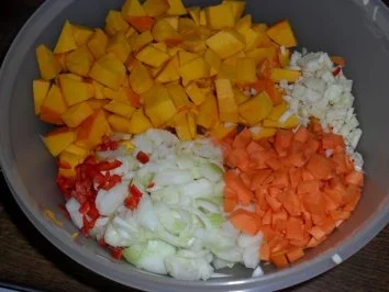 Rezept: Lasagne mit Hack und Kürbis ... aus Brigitte`s Versuchsküche ... grins Bild Nr. 2 Lasagne mit Hack und Kürbis ... aus Brigitte`s Versuchsküche ... grins - Rezept - Bild Nr. 2