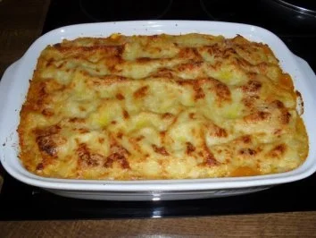 Rezept: Lasagne mit Hack und Kürbis ... aus Brigitte`s Versuchsküche ... grins Bild Nr. 11 Lasagne mit Hack und Kürbis ... aus Brigitte`s Versuchsküche ... grins - Rezept - Bild Nr. 11