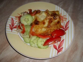 Rezept: Lasagne mit Hack und Kürbis ... aus Brigitte`s Versuchsküche ... grins Bild Nr. 12 Lasagne mit Hack und Kürbis ... aus Brigitte`s Versuchsküche ... grins - Rezept - Bild Nr. 12