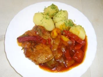 Rezept: Zigeuner-Steak-Pfanne mit Bild Bild Nr. 16 Zigeuner-Steak-Pfanne mit Bild - Rezept - Bild Nr. 16
