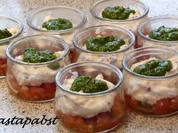Rezept: Caprese im Glas Caprese im Glas - Rezept