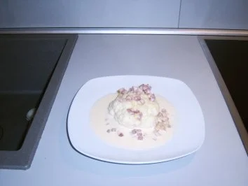 Mini - Blumenkohl mit Schinkensauce - Rezept