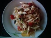 Nudelsalat mediterran - Rezept