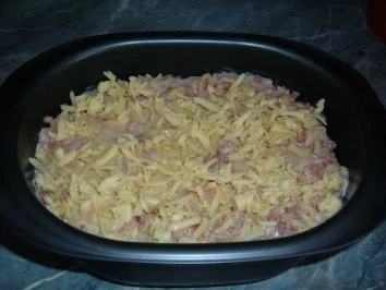 Rezept: Auflauf : Rosenkohl - Auflauf mit Nudeln Bild Nr. 8 Auflauf : Rosenkohl - Auflauf mit Nudeln - Rezept - Bild Nr. 8