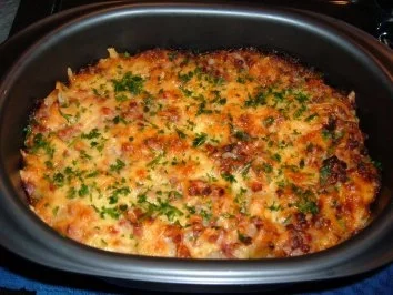 Rezept: Auflauf : Rosenkohl - Auflauf mit Nudeln Bild Nr. 9 Auflauf : Rosenkohl - Auflauf mit Nudeln - Rezept - Bild Nr. 9