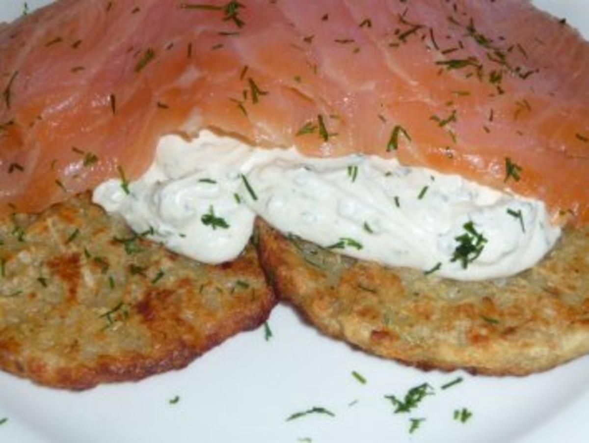 Bilder für Lachs - Puffer a la Ratz Fatz..... - Rezept