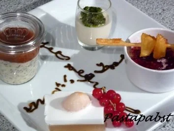 Mohnmousse  mit Rumzwetschgen - Rezept - Bild Nr. 2