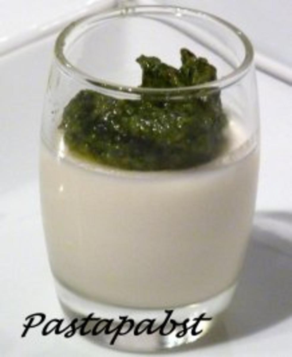 Ingwer-Panna Cotta mit Minzpesto - Rezept - kochbar.de