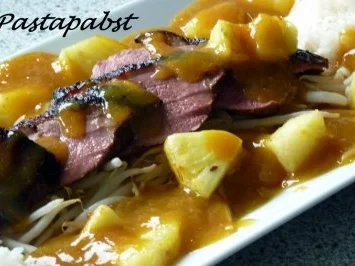 Rezept: Ente süss-sauer Ente süss-sauer - Rezept