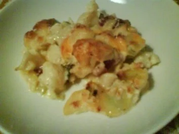 Rezept: Blumenkohlauflauf Bild Nr. 2 Blumenkohlauflauf - Rezept - Bild Nr. 2