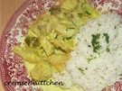 Putengulasch in Curry - Ananas - Lauch - Soße - Rezept