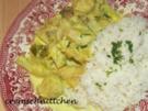 Putengulasch in Curry - Ananas - Lauch - Soße - Rezept