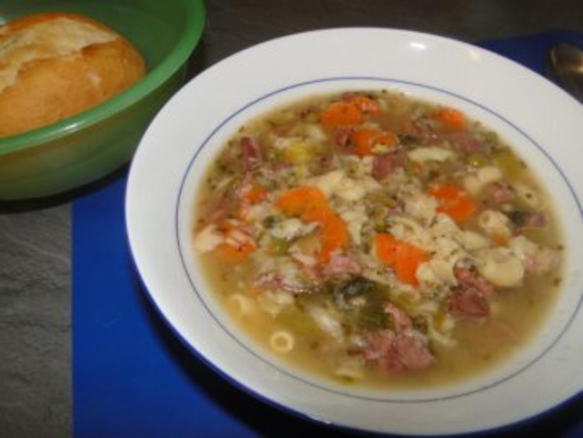 Rindfeischsuppe mit  viel Gemüse, schön heiß und ein bischen scharf?? - Rezept