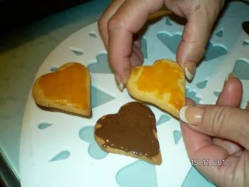 Nougatherzen - Rezept - Bild Nr. 2