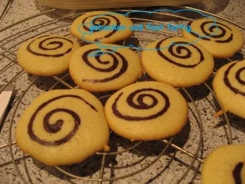 Rezept: Weihnachtsbäckerei - Schokospiralen Weihnachtsbäckerei - Schokospiralen - Rezept