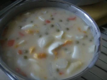 Rezept: Eier - Frikassee mit Kartoffelbrei Bild Nr. 7 Eier - Frikassee mit Kartoffelbrei - Rezept - Bild Nr. 7