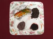 Tranchiertes Filetsteak auf Linsen mit Ratatouillegemüse - Rezept