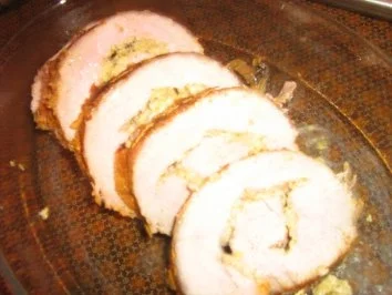 Rollbraten  Milano mit einer Champignon-Gemüse Soße an Gnocchis - Rezept - Bild Nr. 6