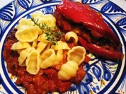 Rote Spitzpaprika gefüllt ... - Rezept