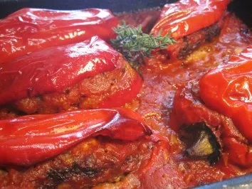 Rezept: Rote Spitzpaprika gefüllt ... Bild Nr. 7 Rote Spitzpaprika gefüllt ... - Rezept - Bild Nr. 7