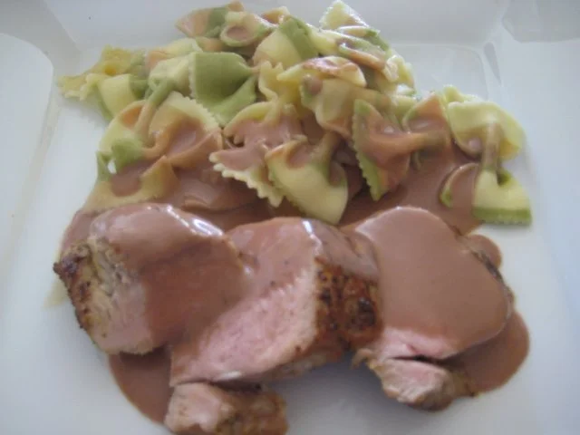 Schweinsfilet an Portwein - Rosmarin Rahm - Rezept